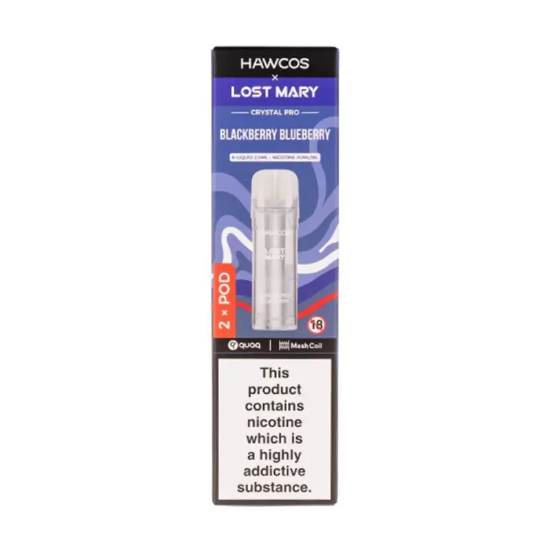 Hawcos x Lost Mary Crystal Pro Prefilled Pods - Double Apple