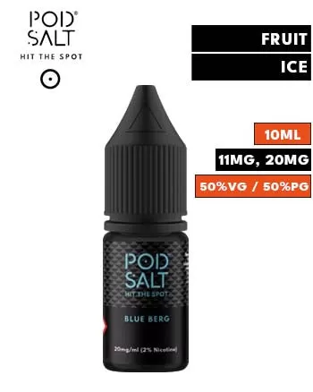 Blue Berg Nic Salt E Liquid by Pod Salt Core - 20mg