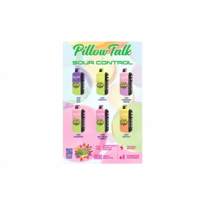 Pillow Talk SC40000 Sour Control TEXAS COMPLIANT Vape – LCD - Bangvapeaustralia