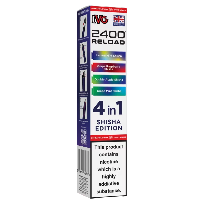 Shisha Edition IVG 2400 Refill Pods - Ecigwizard