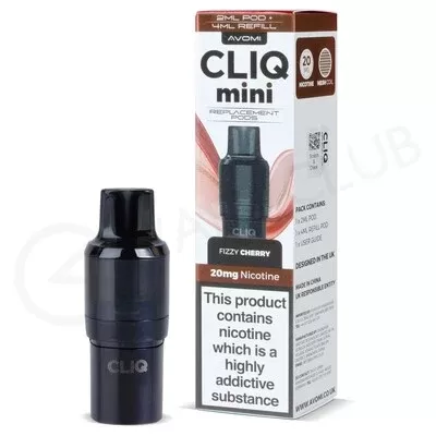 Fizzy Cherry Avomi Cliq Mini Refill Pod