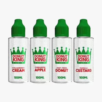 Donut King 100ml Shortfill E-Liquid - Juicy Blackcurrant