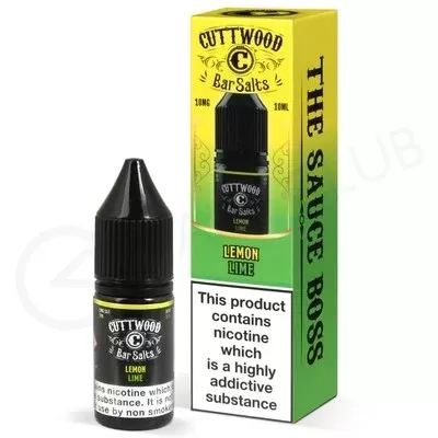 Lemon Lime Nic Salt E-Liquid by Cuttwood Bar Salts
