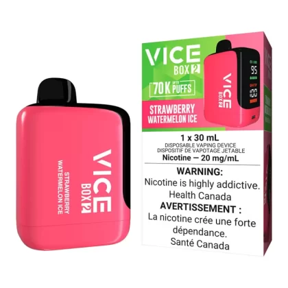 Vice Box 2 Disposable Vape Device - Strawberry Watermelon Ice - 20mg/ml