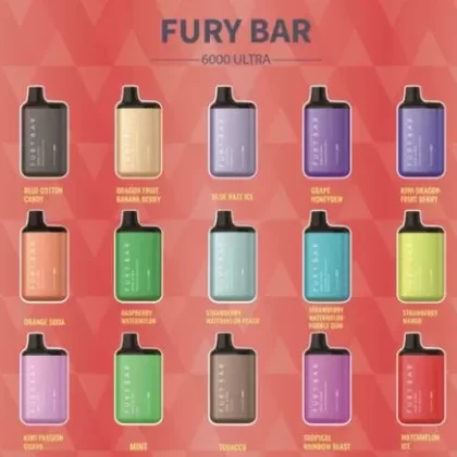 Wholesale FURY BAR ULTRA – Box of 10 – Disposable Vape