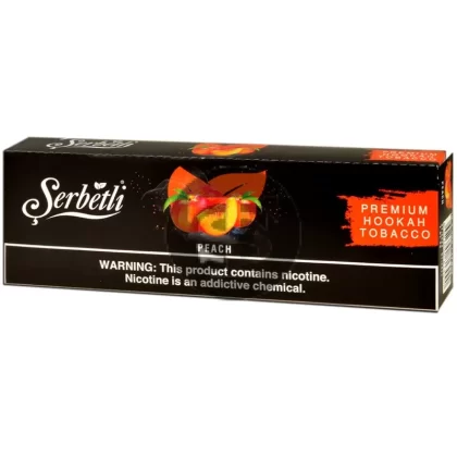 Serbetli Premium Hookah Tobacco 10 packs of 50g Peach - Ejuicewarehouse