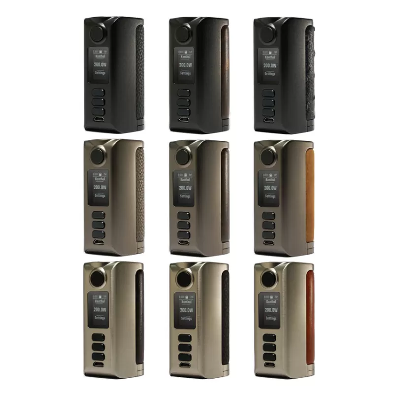 Dovpo Riva DNA250C 200W Box Mod - Silver-Plain Cognac