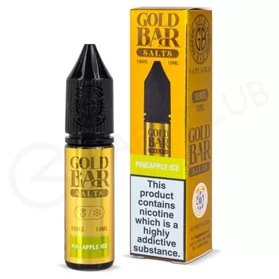 Pineapple Ice Nic Salt E-Liquid by Gold Bar Salts