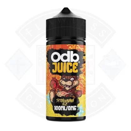 ODB Juice – Strawnana Ice 0mg 100ml Shortfill - Eliquidsupply