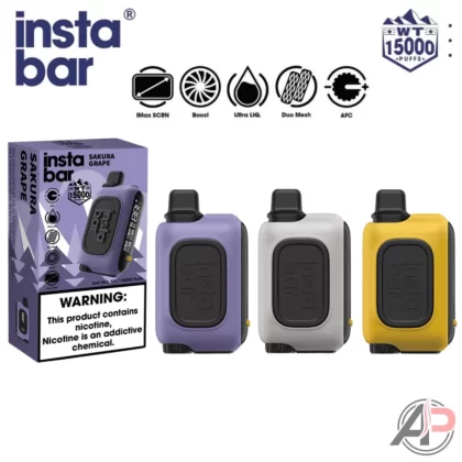 InstaBar WT15000 Vape 15k Puffs Disposable Device