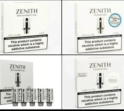 Innokin Zenith Coils – 0.48 ohm, 0.5 ohm 0.8 Ohm and 1.6 Ohm Coils 5 Pack