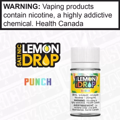 Punch Salt by Lemon Drop - Strength#12 mg/mL 30 mL ONTARIO EXCISE STAMP>20 mg/mL 30 mL ONTARIO EXCISE STAMP