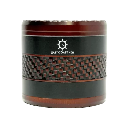 EC420 Weaving Wood Style 63mm 4 Piece Grinder - Black