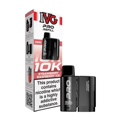 Strawberry Raspberry Ice IVG Pro 12 Refill Pack - Ecigwizard