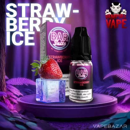 Bar Salts Nikotinsalz Liquid – Strawberry Ice - Vapebazar