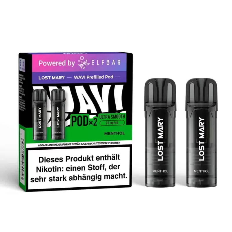 Elfbar Lost Mary WAVI – Prefilled Pod – Menthol