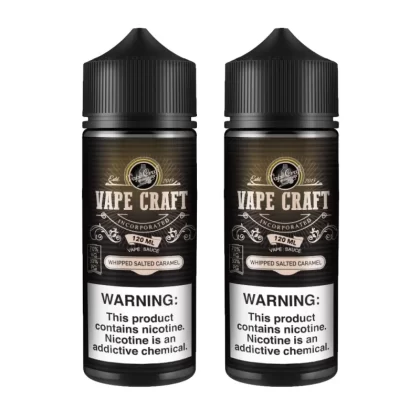 Vape Craft Whipped Salted Caramel 2 Bottle Bundle - 240mL (2x120mL); Vape Product, Vape Product