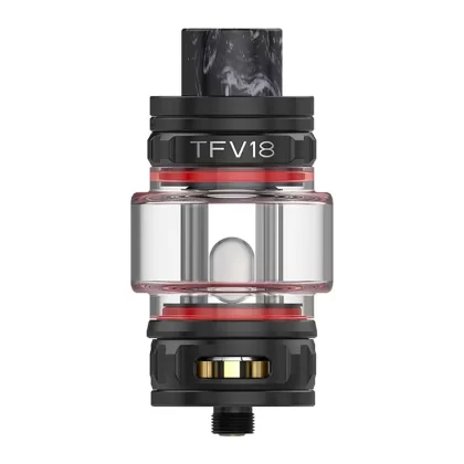 SMOK TFV18 Tank - Colour#TFV18 Matte Black>TFV18 7-Colour>TFV18 Blue>TFV18 Gold>TFV18 Red>TFV18 Stainless Steel