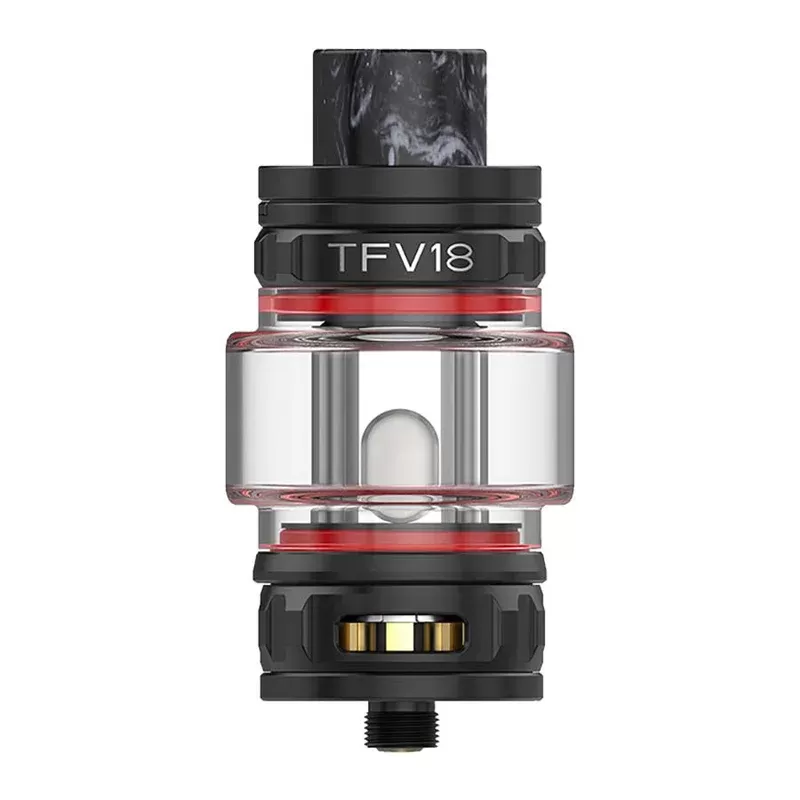 SMOK TFV18 Tank - Colour#TFV18 Matte Black>TFV18 7-Colour>TFV18 Blue>TFV18 Gold>TFV18 Red>TFV18 Stainless Steel