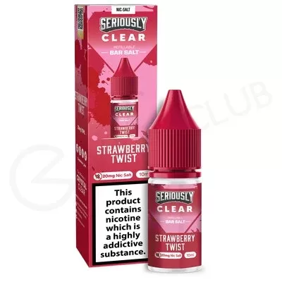 Strawberry Twist E-Liquid by Seriously Clear Bar Salt