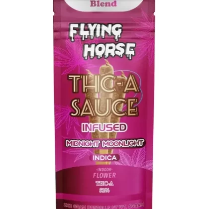 Midnight Moonlight Flying Horse THCA Sauce Infused Pre-Rolls 2G 3ct - Vape Store