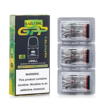 Uwell Caliburn GPP Pods - 0.4 Ohm, 0.6 Ohm (12895C)