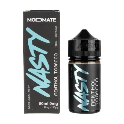 MENTHOL TOBACCO E LIQUID BY NASTY JUICE MODMATE – SHORTFILL 50ML 70VG