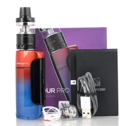 VAPORESSO ARMOUR PRO 100W & CASCADE BABY STARTER KIT - Vapebazaar Pk