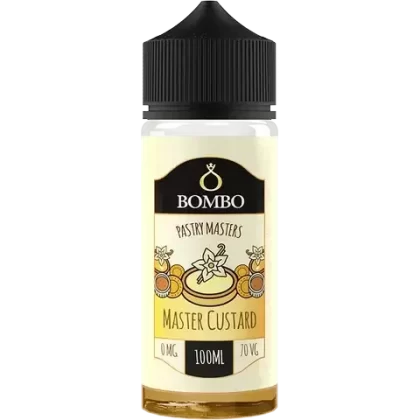 Master Custard Pastry Makers Shortfill by Bombo. – 100ml