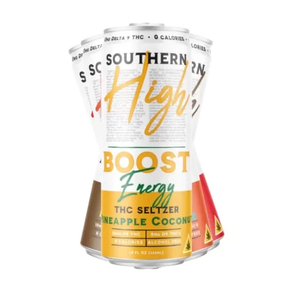 Southern High | Boost – Slim | D9 : THCV 15mg Seltzer
