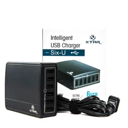 XTAR Six-U 6-Bay Intelligent Charger Hub