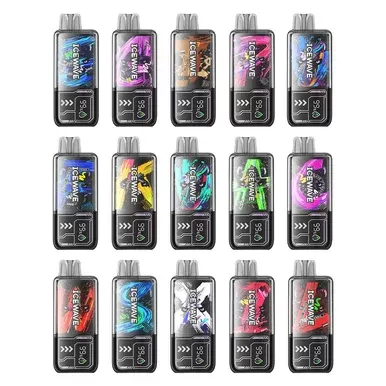 ICEWAVE X8500 Disposable - Flavor#Blackberry Ice>Blue Razz Ice>Cherry Cola>Clear>Fresh Mint>Honeydew Watermelon>Lush Ice>Mango Ice>Peach Ice>Sakura Grape>Sour Apple>Strawberry Banana>Strawbe