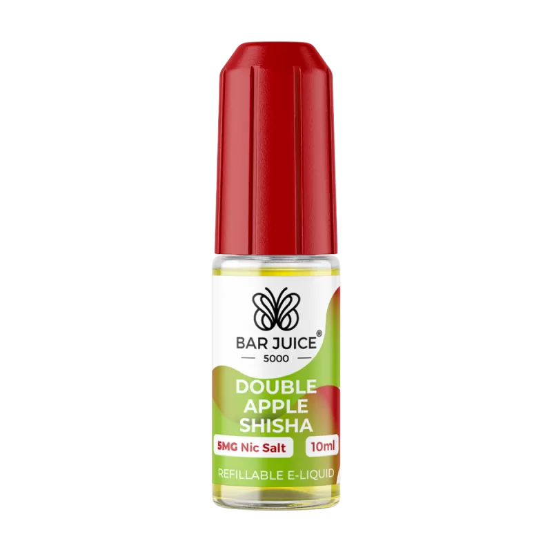 Double Apple Shisha Nic Salt by Bar Juice 5000 - 20mg - Vape Product (59E005)