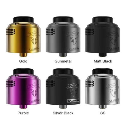 Thunderhead Creations Tauren Vortex 30 RDA 30mm - colors#Silver Black>Matt Black>Gunmetal>Purple>SS>Gold