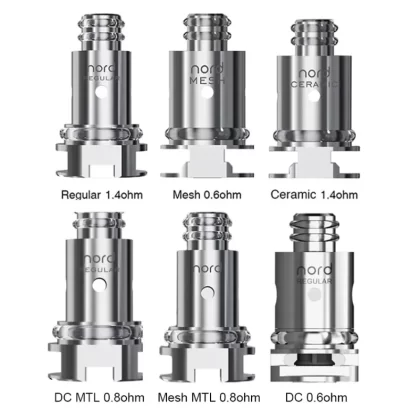 5pcs-pack - Smok Nord Replacement Coils for Priv N19 Kit, Vape Pen Nord 19 kit, Vape Pen Nord 22 Kit, Nord Aio 19 Kit, Nord Aio 22 Kit, Alike Kit, Nord 2 Kit, Fetch Mini Kit, RPM40 Kit, Nord (7F36AC)
