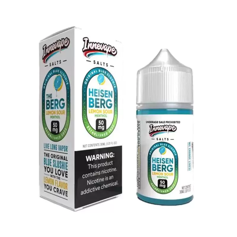 Innevape Salts - Heisenberg Lemon Sour Menthol - 30ML E-Liquid - 24MG