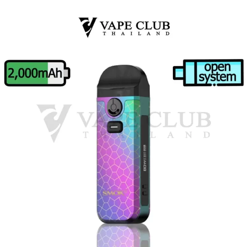Smok Nord 4 Pod Kit - Blue Gray Armor, Red Gray Armor - Image 2