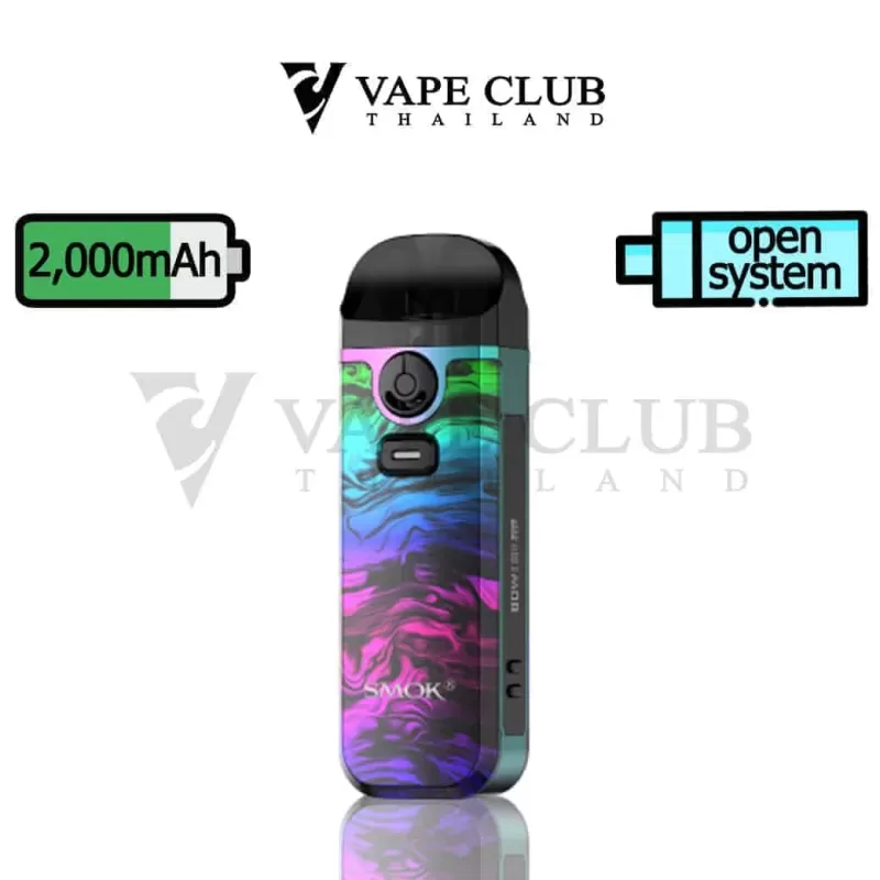 Smok Nord 4 Pod Kit - Blue Gray Armor, Red Gray Armor - Image 3