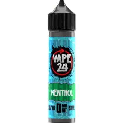 Vape 24 Menthol 50/50 60ml E-Liquids