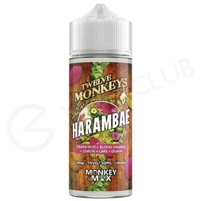 Harambae Shortfill E-Liquid by Twelve Monkeys 100ml - Ecigpremium