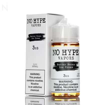 No Hype Vapors - Butter Pecan Ice Cream - 100mL - 3mg