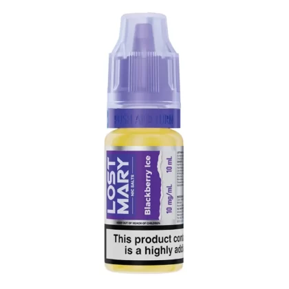 Blackberry Ice Nic Salt E-Liquid by Lost Mary (10ml) - 10mg