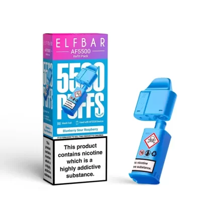 Elf Bar AF5500 Refill Pack Blueberry Sour Raspberry - Strength#20mg