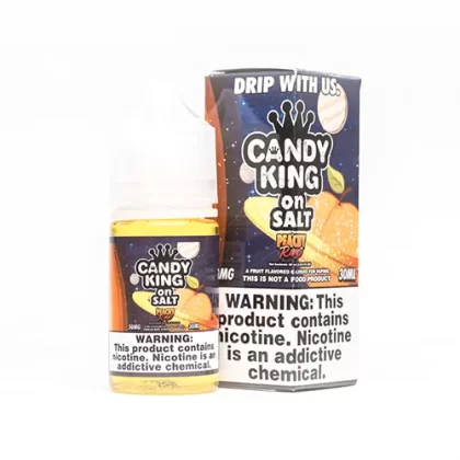 Candy King On Salt Peachy Ring 30ml Nic Salt Vape Juice - Eightvape