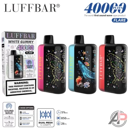 Luffbar Flare 40000 Puffs Disposable Vape Device - Alaska Ice, Banana Bliss Ice