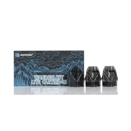 Advken Wanderlust Lite Replacement Pod Cartridge 2ml 3pcs-pack - Ceramic Coil 1.4ohm