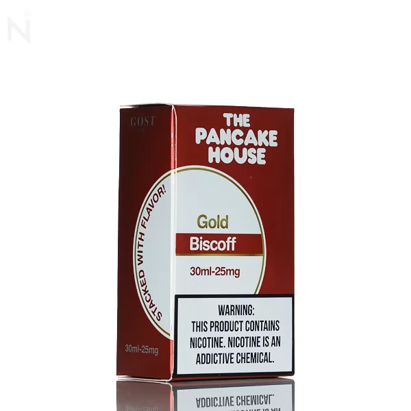 Pancake House Salt Nic - Gold Biscoff - 30ml - 50mg - Image 3