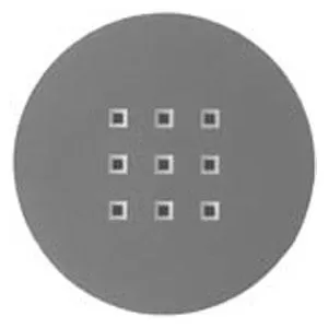 PELCO® 50nm on 50µm Silicon Nitride Support Films for TEM - 0.25 x 0.25mm, 2 each 0.1 x 1.5mm; pkg/10 - Image 3