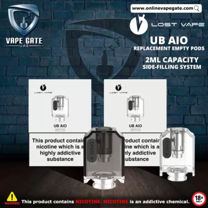 Lost Vape - UB AIO Replacement Empty Pods - Ice White