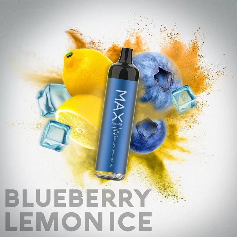 AIR BAR MAX BLUEBERRY LEMON ICE – 2500PUFF DISPOSABLE 5%
